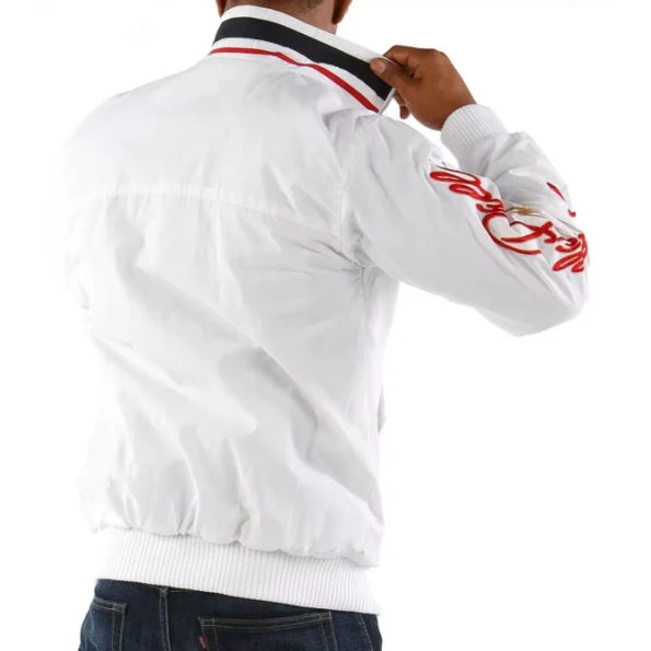 Best Pelle Pelle Heritage Sport White Jacket view 2