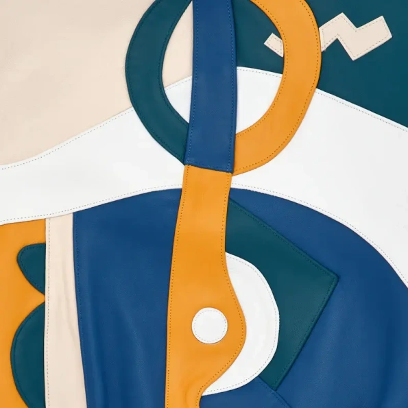 Pelle Pelle White Picasso Leather Jacket view 3