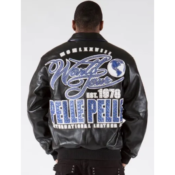 PELLE PELLE INTERNATIONAL BLACK JACKET SUPERB view 2