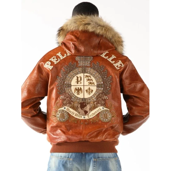 PELLE PELLE BROWN WORLD JACKET ATTRACTIVE view 2
