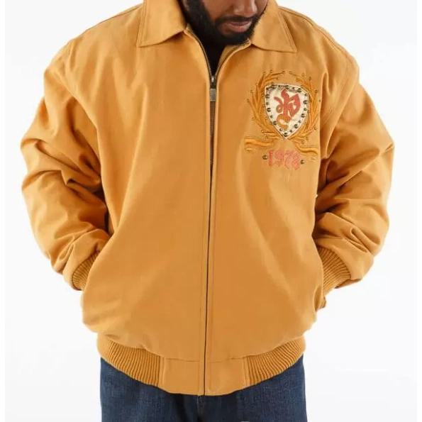 Pelle Pelle Yellow Wool Jacket view 2