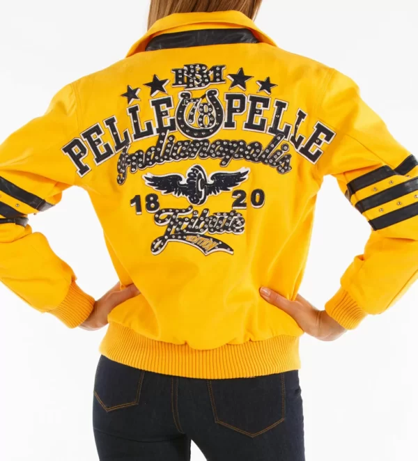 Pelle Pelle Yellow Indianapolis Jacket view 2