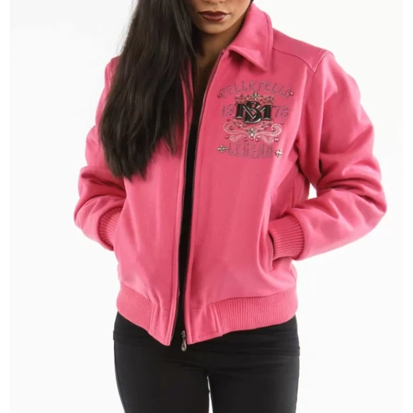Pelle Pelle Pink Die Like a Legend Jacket view 2