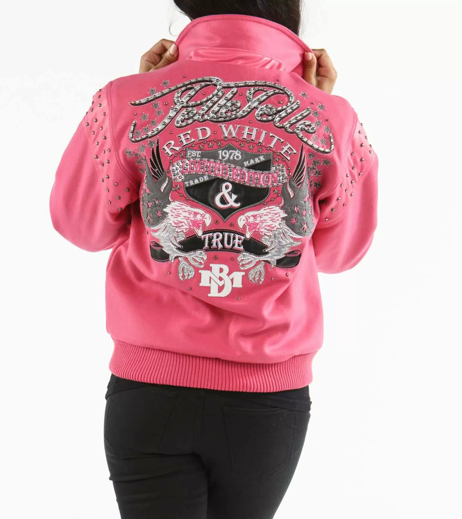 Pink Pelle Pelle | White & True Wool Jacket view 2