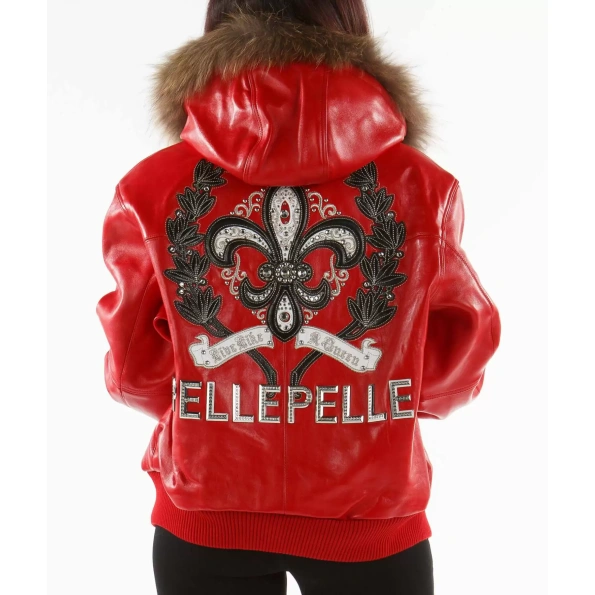 Pelle Pelle Live Like A Queen Leather Jacket | Hooded Jacket view 2