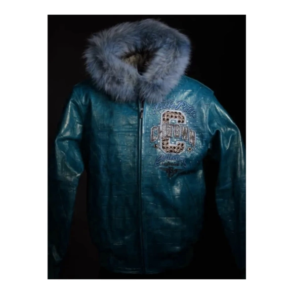 Pelle Pelle Chi-Town Leather Jacket | Fur Hooded Jacket view 2