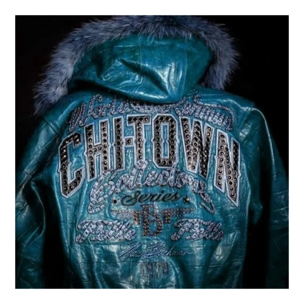 Pelle Pelle MB Chi Town Fur Hood Jacket | Leather Jacket view 2