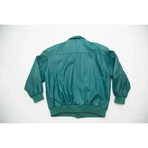 PELLE PELLE SUPERB MOTORCYCLE GREEN JACKET view 2