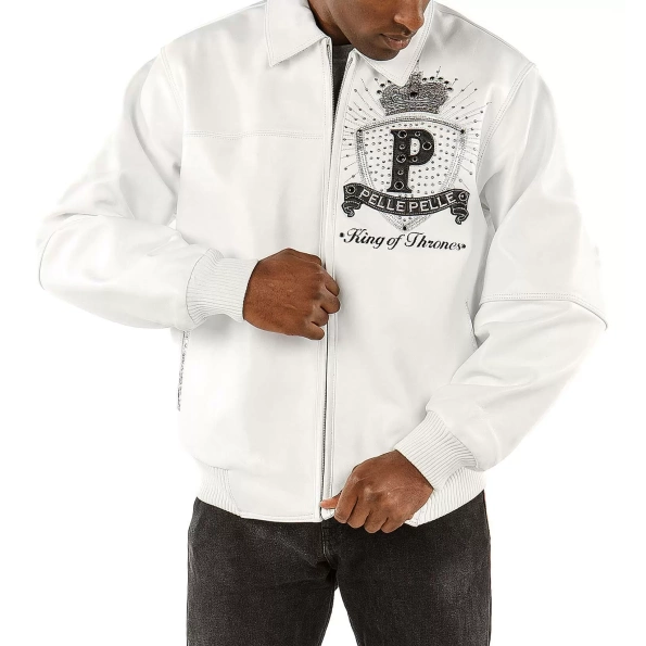 Pelle Pelle Throne White King Jacket view 2