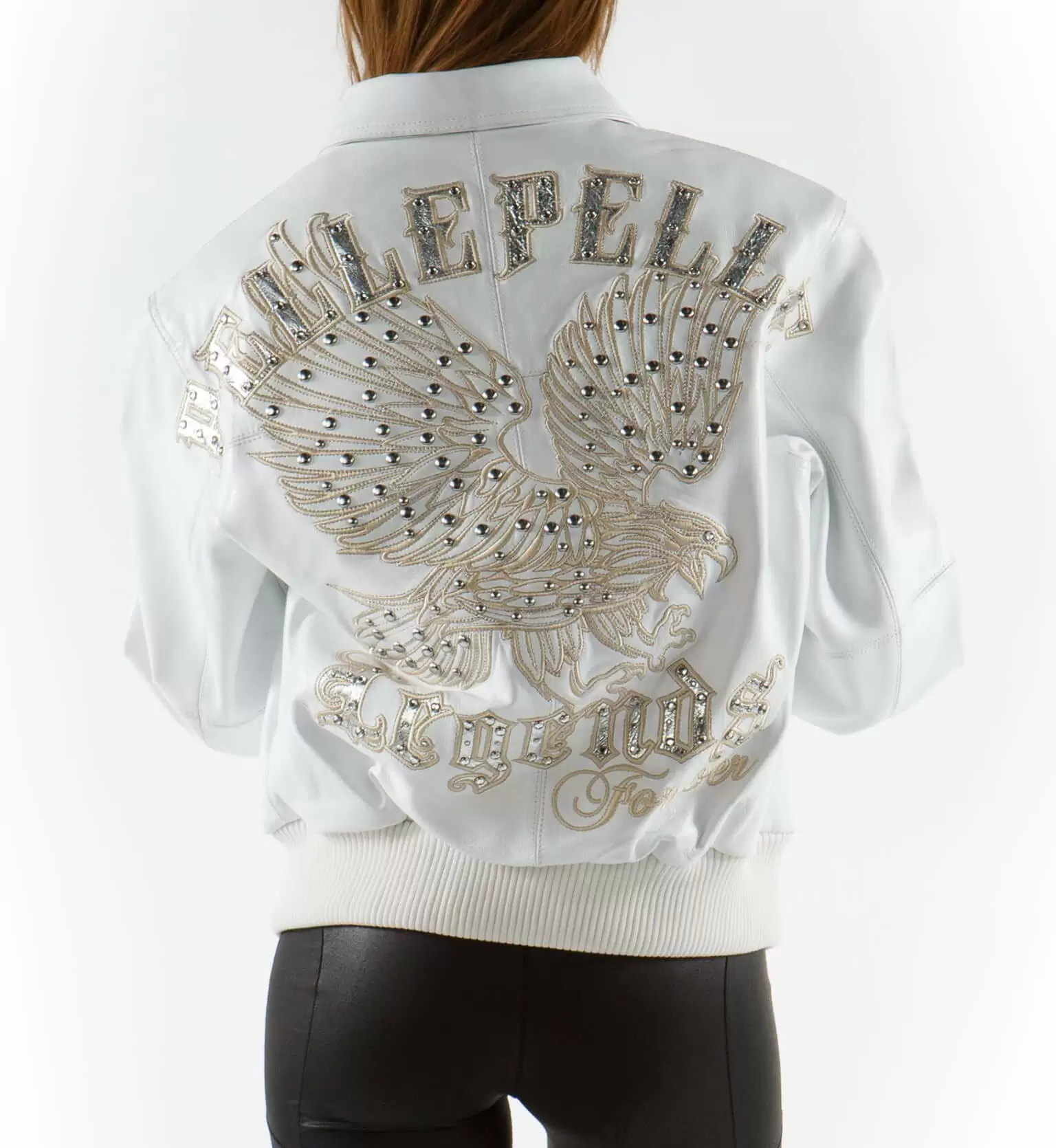 Exclusive White Pelle Pelle Legends Leather Jacket