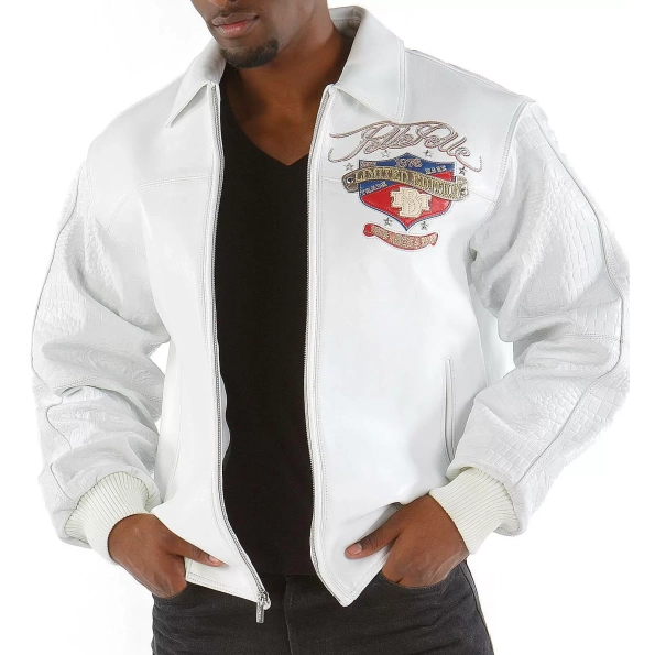 Pelle Pelle Limited Edition White Leather Jacket view 2