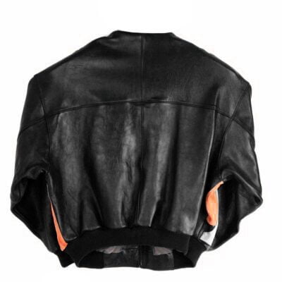 Pelle Pelle Black Orange Leather Jacket view 2