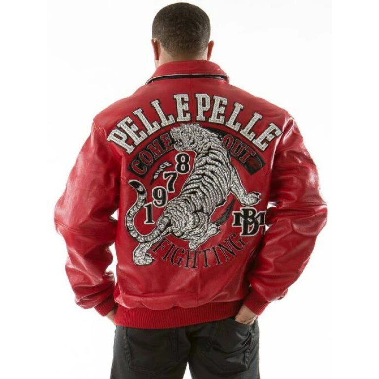 PELLE PELLE FIGHTING RED LEATHER JACKET view 2