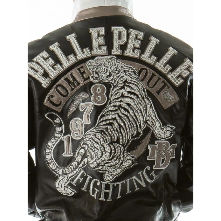 PELLE PELLE FIGHTING BLACK LEATHER JACKET view 2