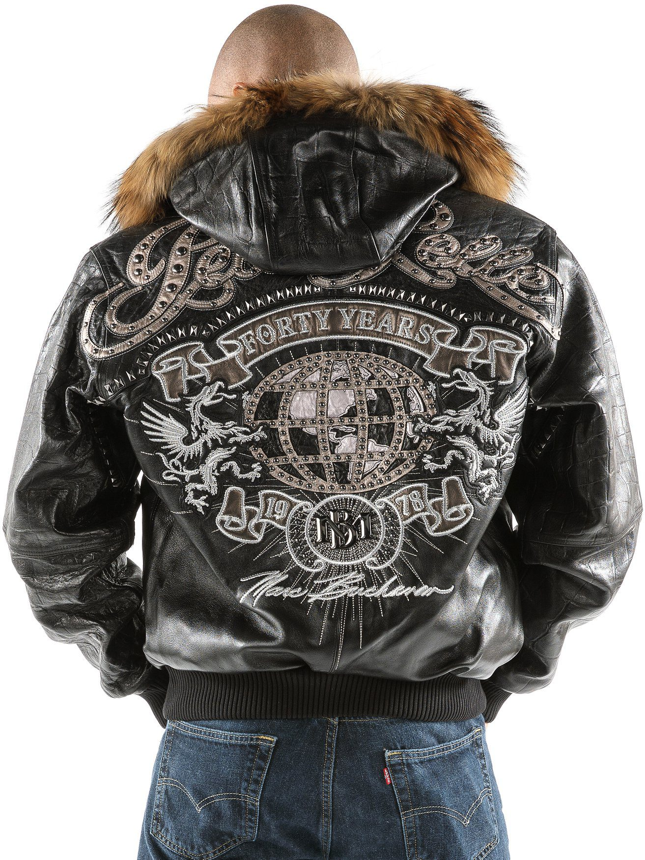 Pelle Pelle World Tour Men Leather Jacket | Hooded Jacket view 2