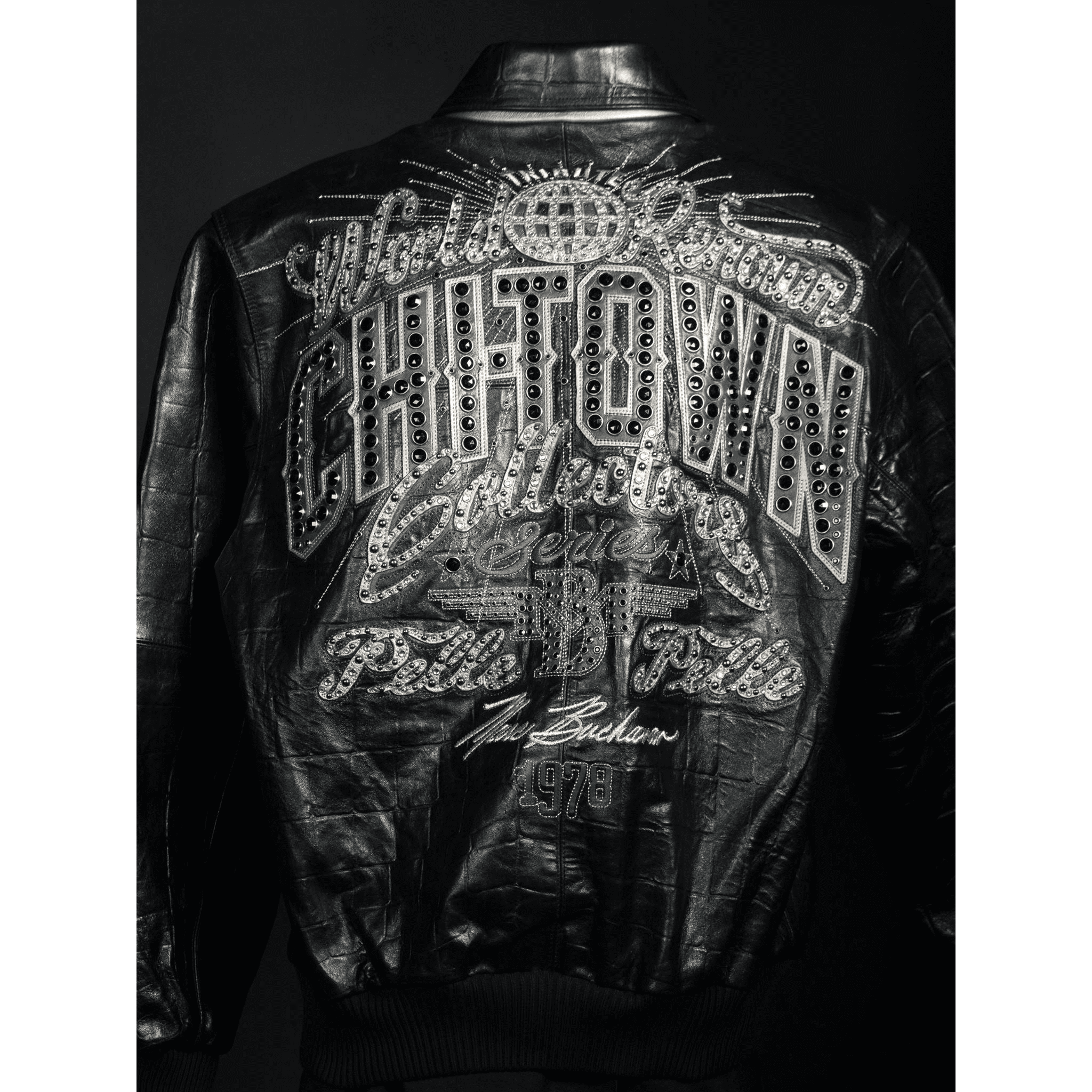 Pelle Pelle Chi-town Men Leather Jacket | Black Jacket view 2