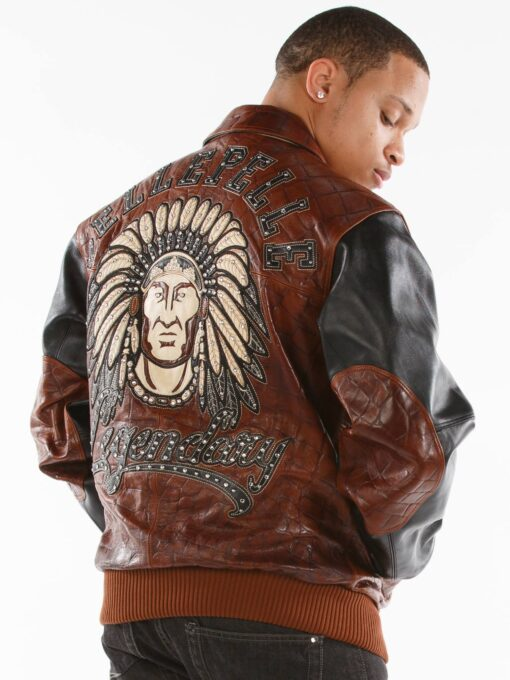Pelle Pelle Men Brown Chief Keef Jacket | Legendary Jacket view 2