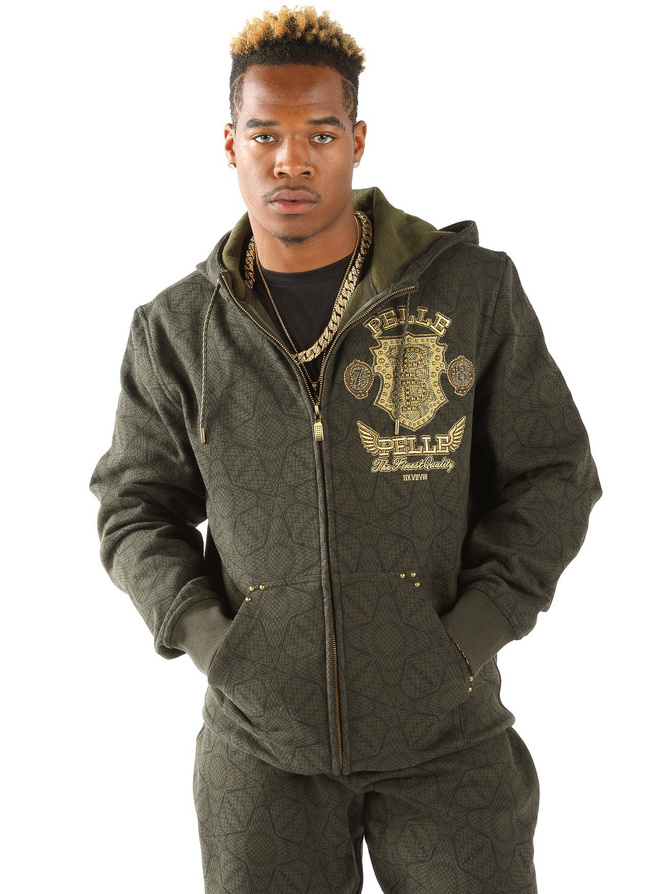 Pelle Pelle Men 1978 Green Wool Tracksuit