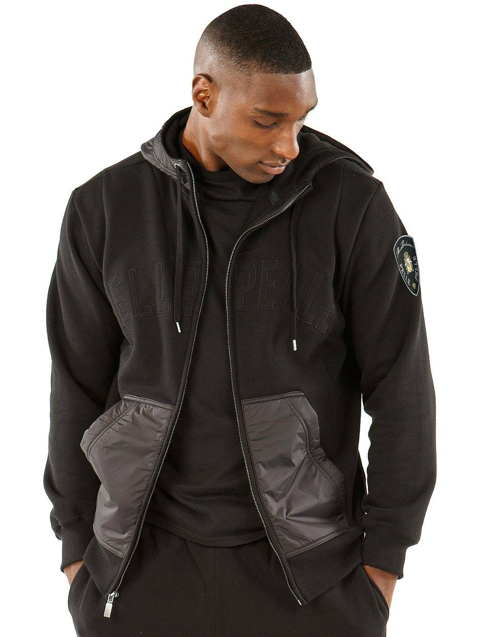 Best Pelle Pelle Men Black MB Tracksuit | Nylon & Wool view 4