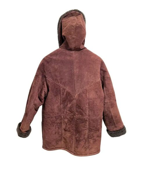 Pelle Pelle Sherpa Maroon Wool Coat | Men & Women view 2