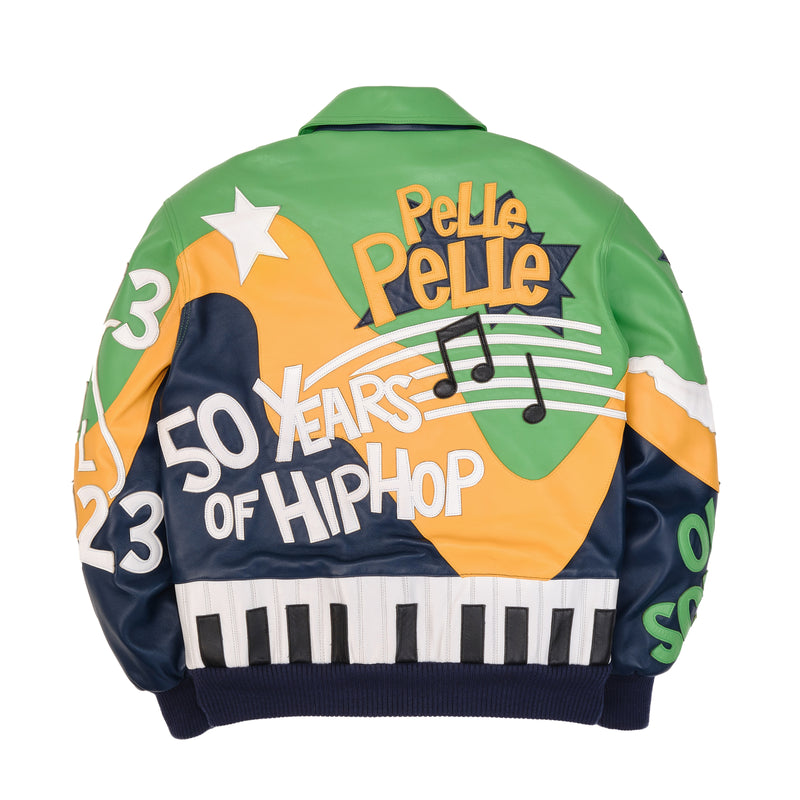 Pelle Pelle HipHop Green MB Leather Jacket view 2