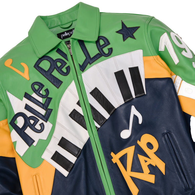 Pelle Pelle HipHop Green MB Leather Jacket view 5