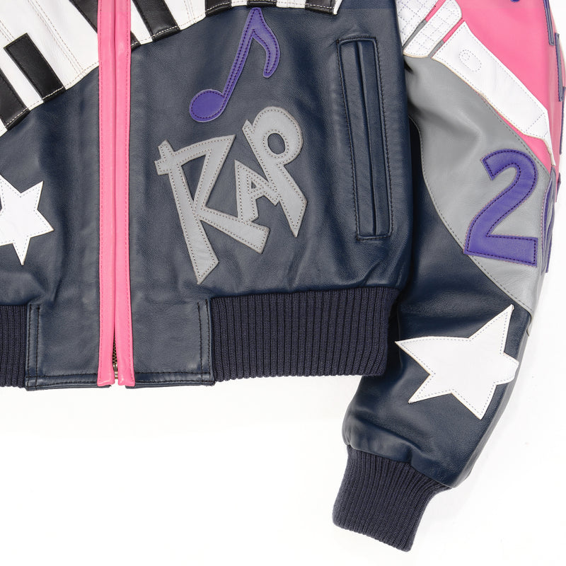 Pelle Pelle HipHop Pink Crop Leather Jacket | Women Jacket view 4