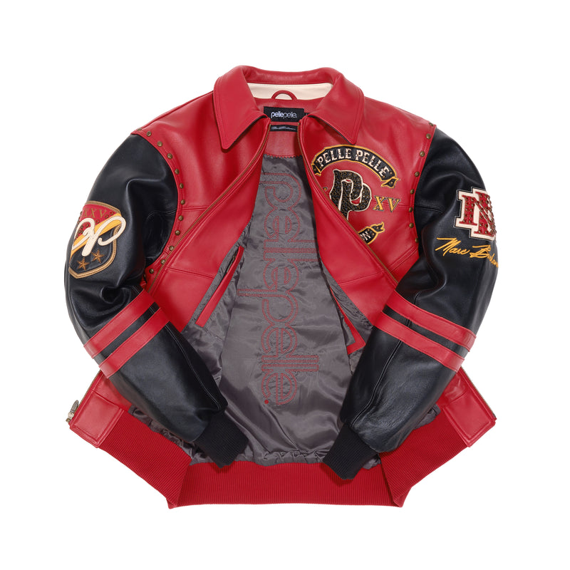 Pelle Pelle Panther Red Leather Jacket | Supply Co. Jacket view 3