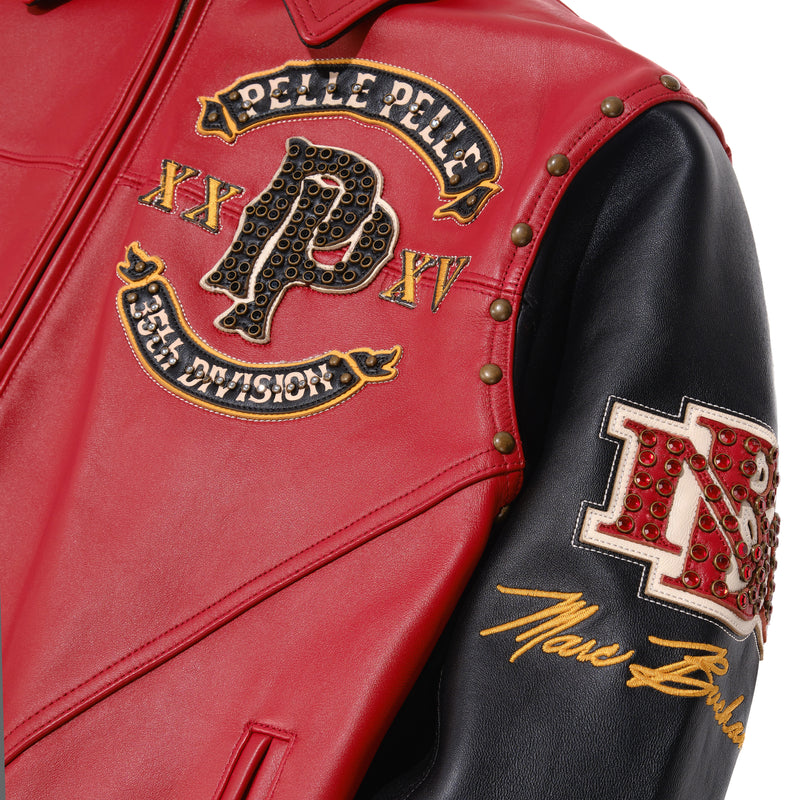 Pelle Pelle Panther Red Leather Jacket | Supply Co. Jacket view 6