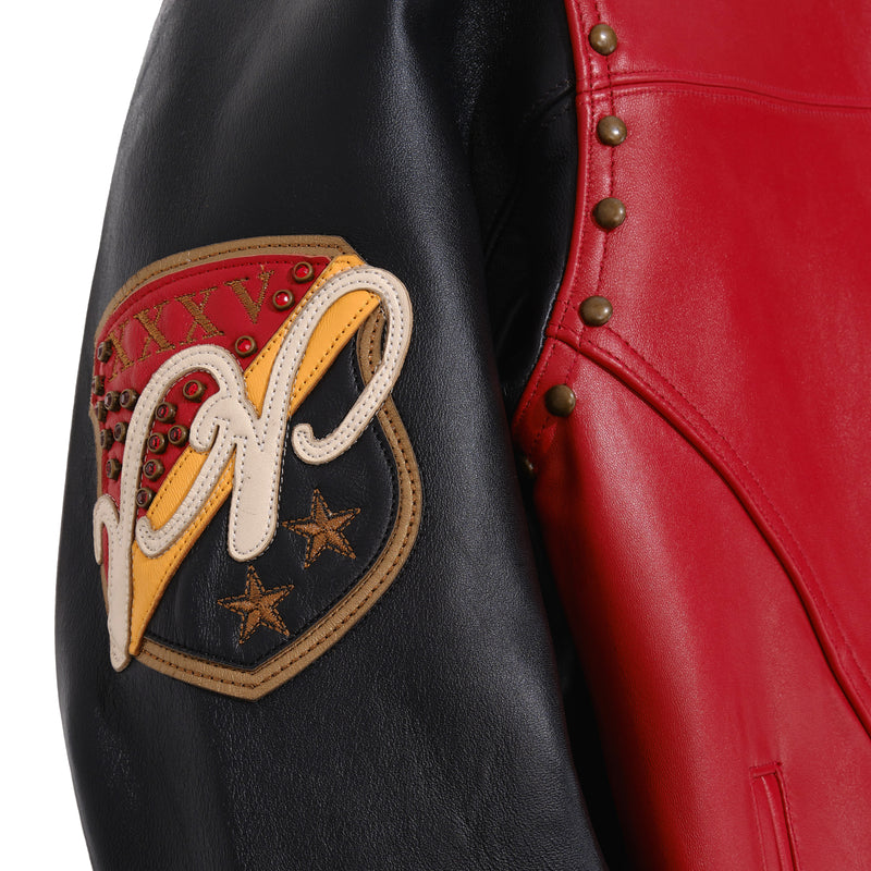 Pelle Pelle Panther Red Leather Jacket | Supply Co. Jacket view 7