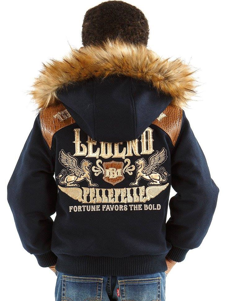 Pelle Pelle Kids MB Legend Wool Jacket | Fur Hood Jacket view 2