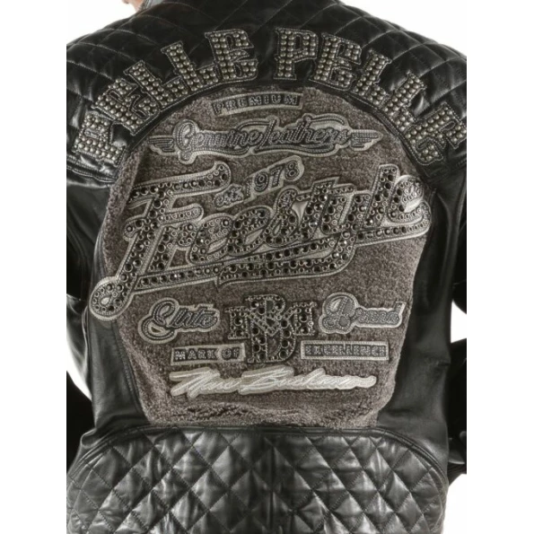 PELLE PELLE BLACK GENUINE LEATHER JACKET view 2
