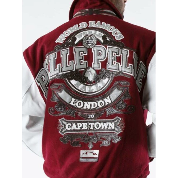 PELLE PELLE RALLY MAROON WOOL JACKET view 3