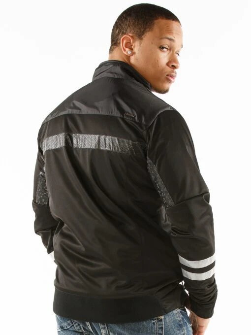 Pelle Pelle Black Wool Polyester Jacket view 2