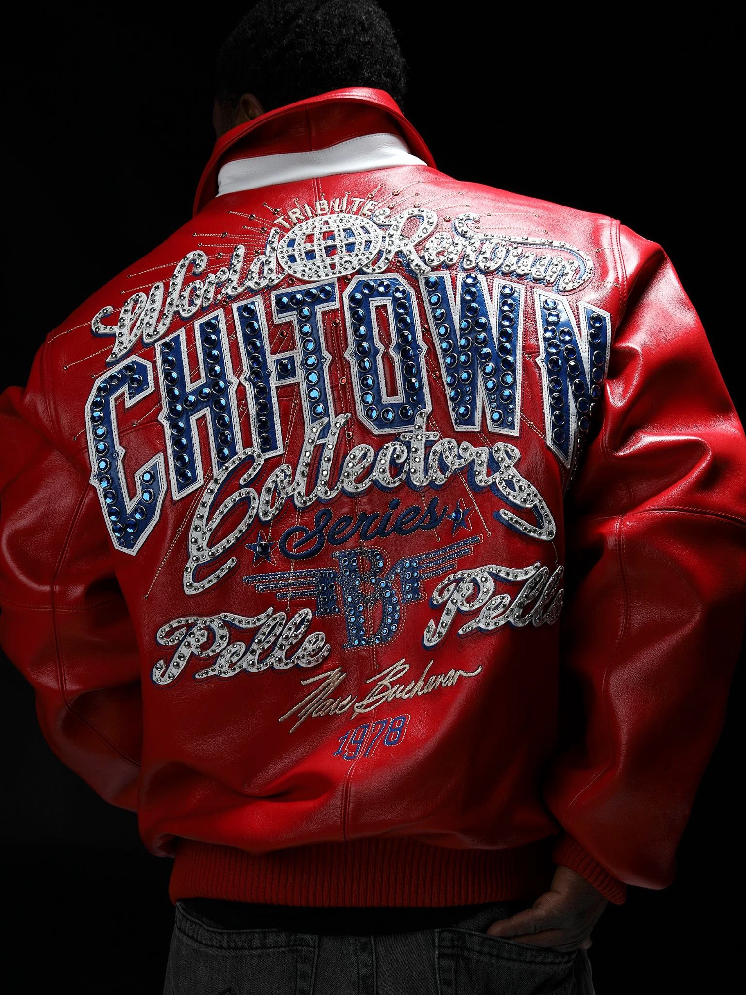 Pelle Pelle Red Chi-town MB Leather Jacket view 2