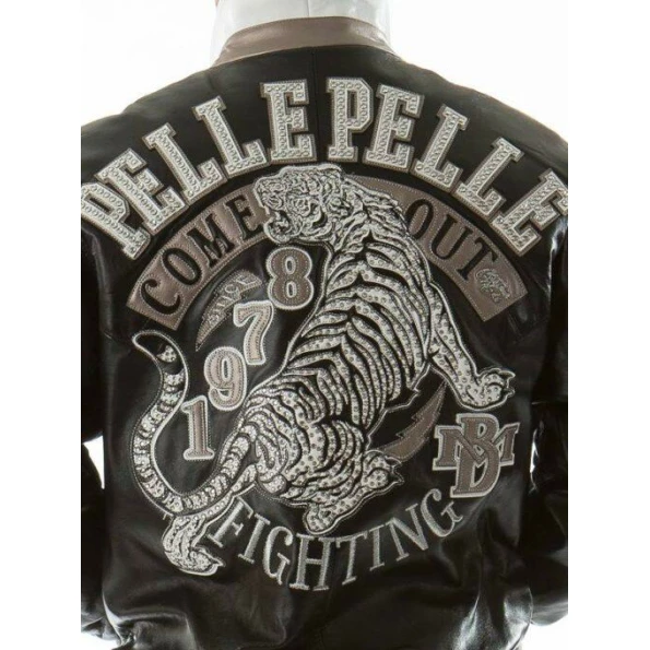 PELLE PELLE FIGHTING BLACK LEATHER JACKET view 2