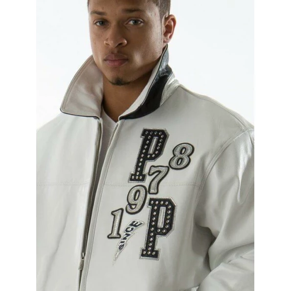 PELLE PELLE FIGHTING WHITE LEATHER JACKET view 4