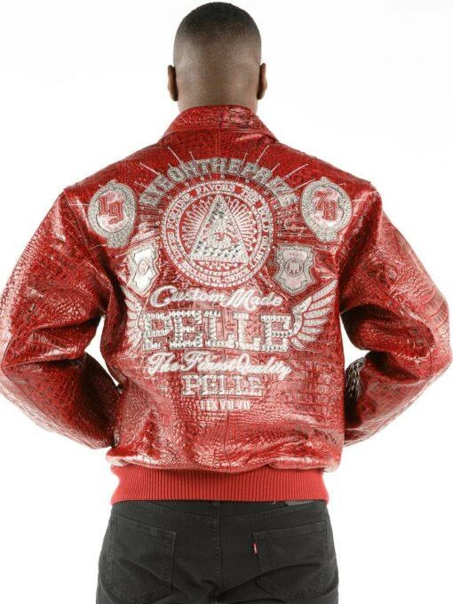 PELLE PELLE CUSTOM MADE RED LEATHER JACKET view 2