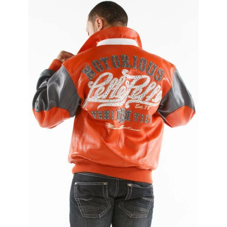 PELLE PELLE MOTORIUS ORANGE LEATHER JACKET view 4