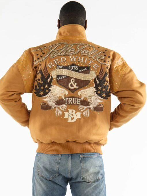 Pelle Pelle Men Mustard MB Wool Jacket | Red White & True view 2