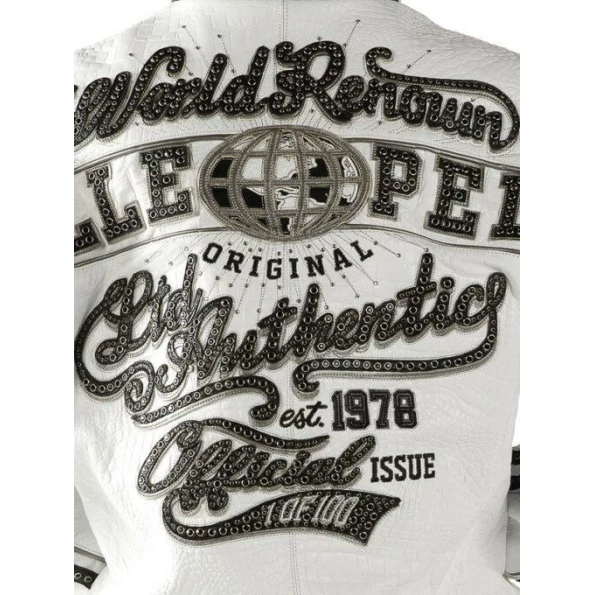 PELLE PELLE ORIGINAL WHITE LEATHER JACKET view 3