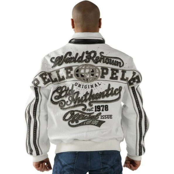 PELLE PELLE ORIGINAL WHITE LEATHER JACKET view 2