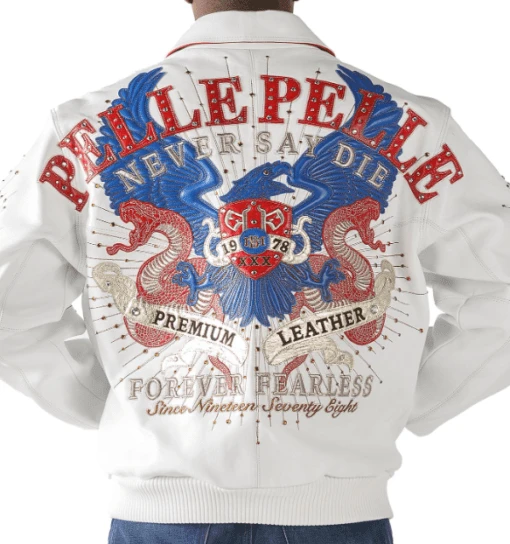 Pelle Pelle Forever Fearless White MB Jacket | Men Jacket view 2