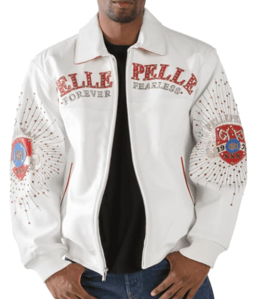 Pelle Pelle Forever Fearless White MB Jacket | Men Jacket
