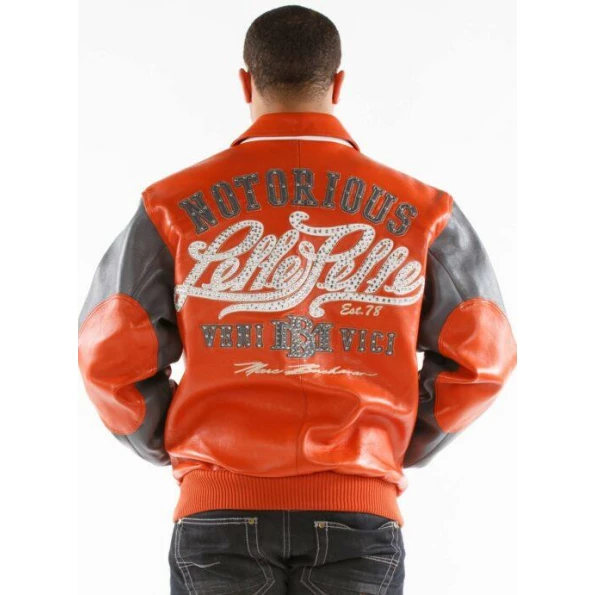 PELLE PELLE MOTORIUS ORANGE LEATHER JACKET view 2