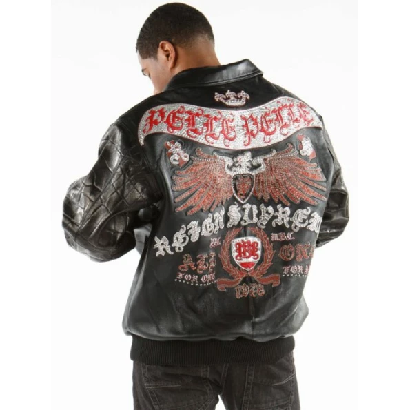 PELLE PELLE BLACK SUPREME LEATHER JACKET view 2