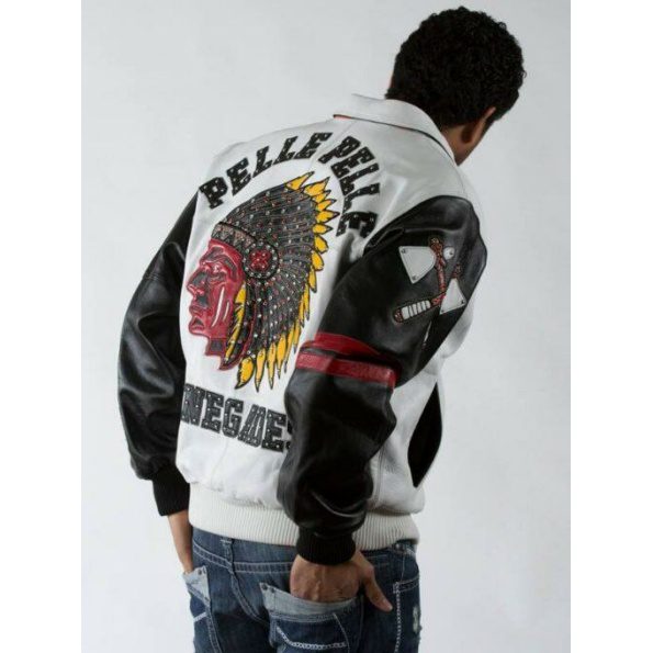 White Pelle Pelle Renegades Chief Keef Jacket view 4
