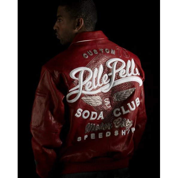 PELLE PELLE CITY RED JACKET SUPERB view 4