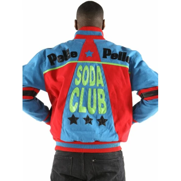 PELLE PELLE MB SODA CLUB BLUE WOOL JACKET view 2
