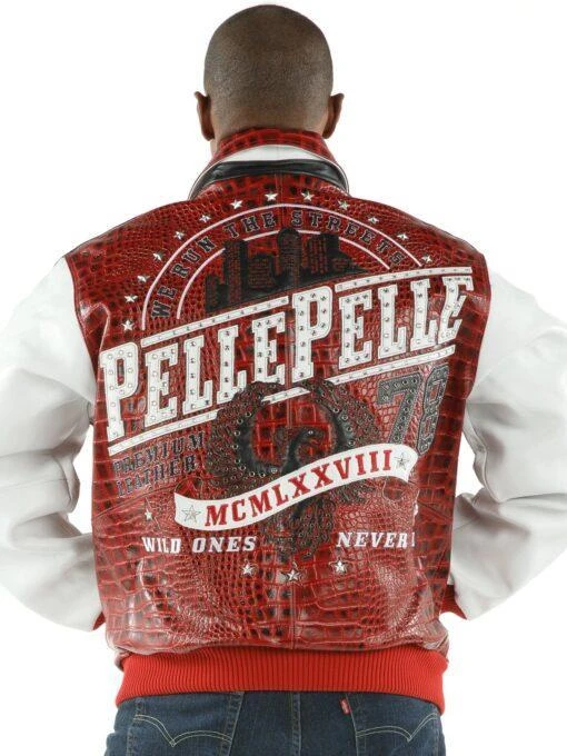 Pelle Pelle Wild Ones Never Die Red Jacket | MB Jacket view 2